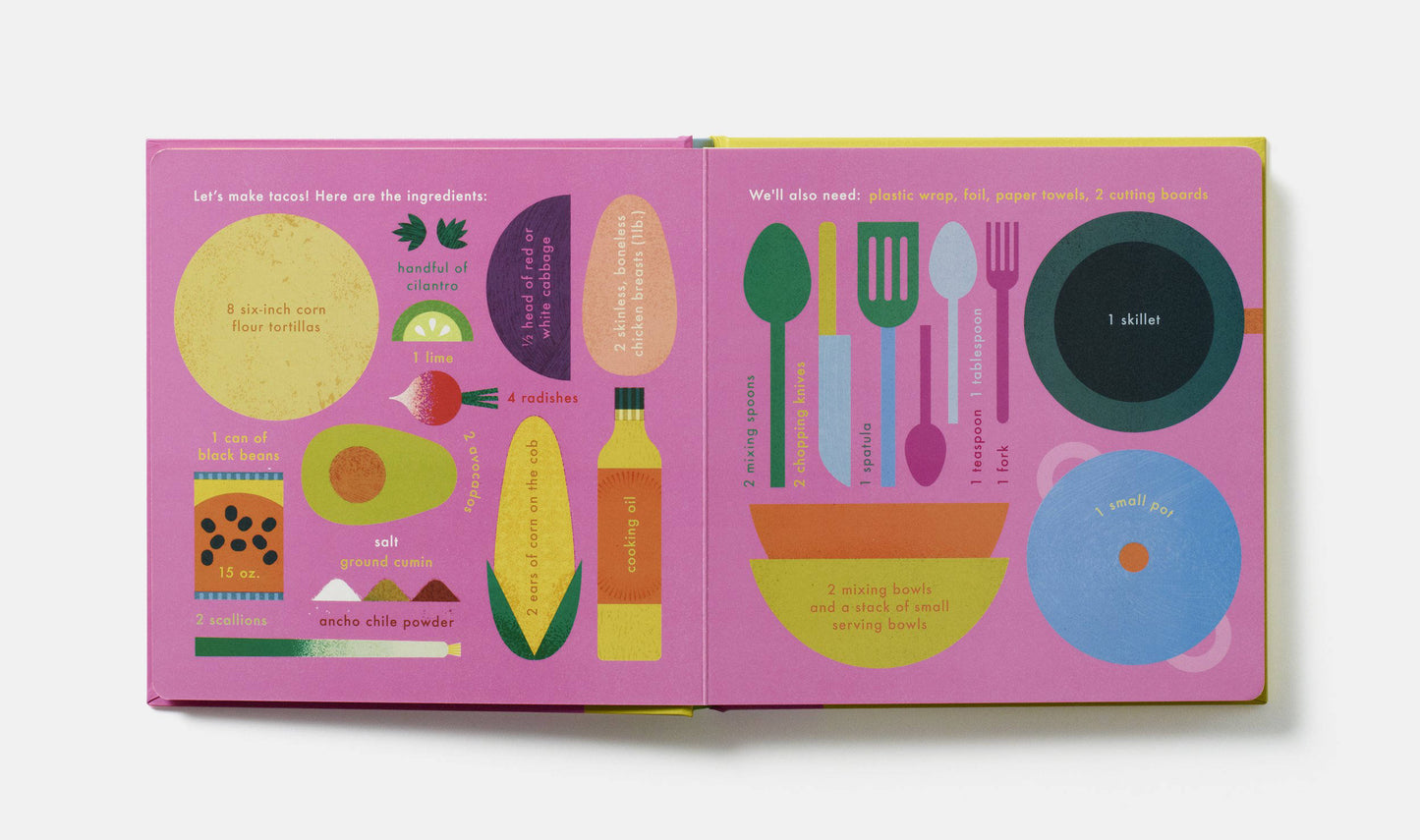 Tacos! An Interactive Recipe Book by Lotta Nieminen
