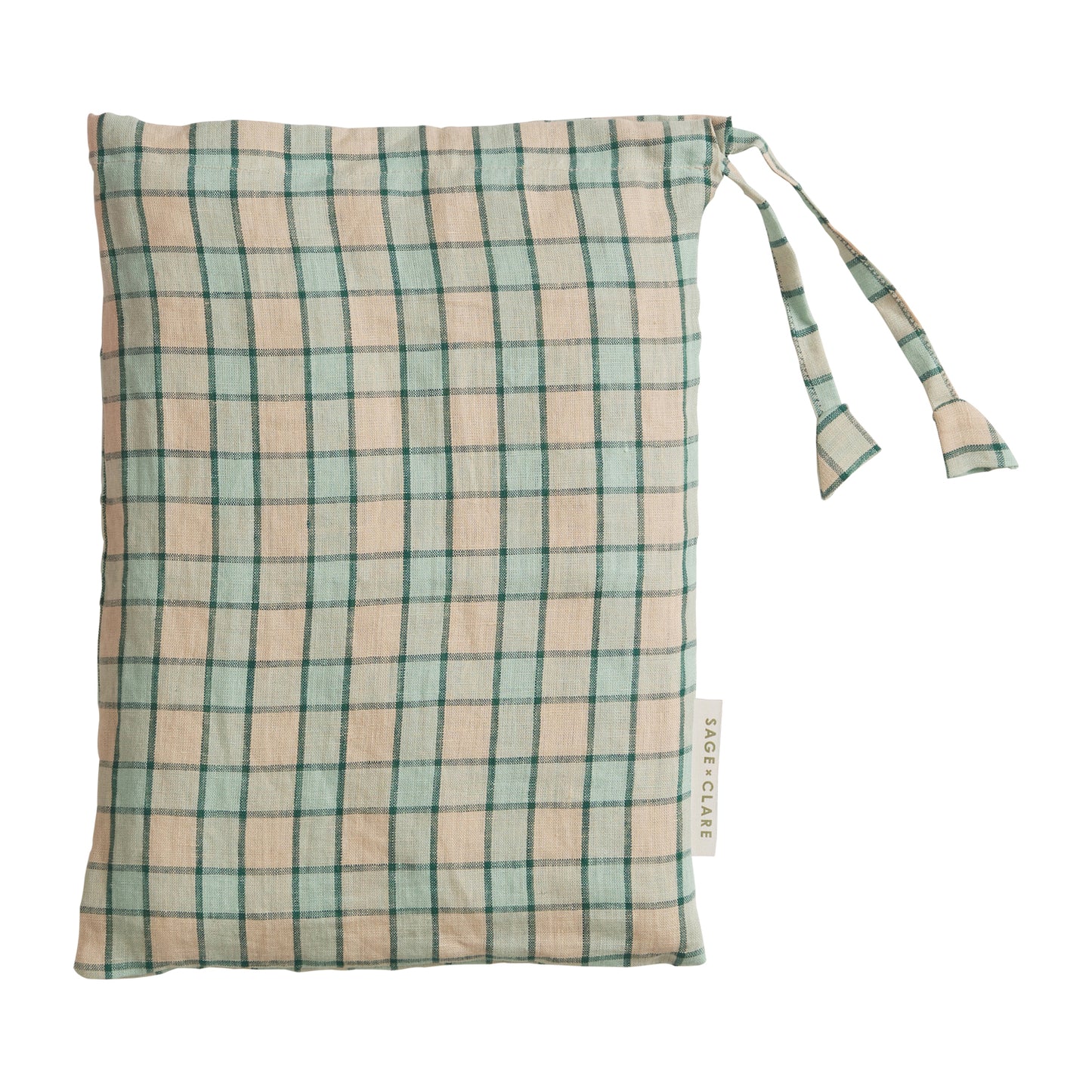 Marquis | Linen Cot Sheet (Jade)