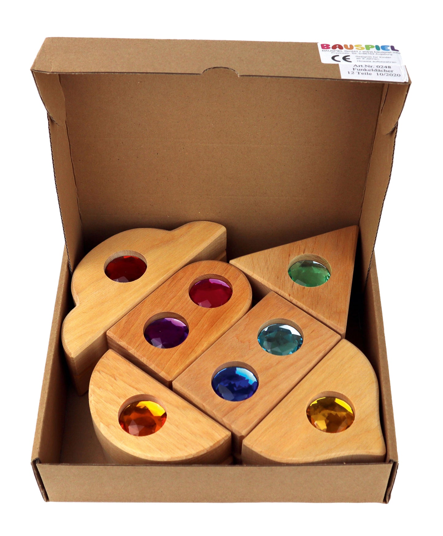 Glitter Roof Shapes | Set of 12