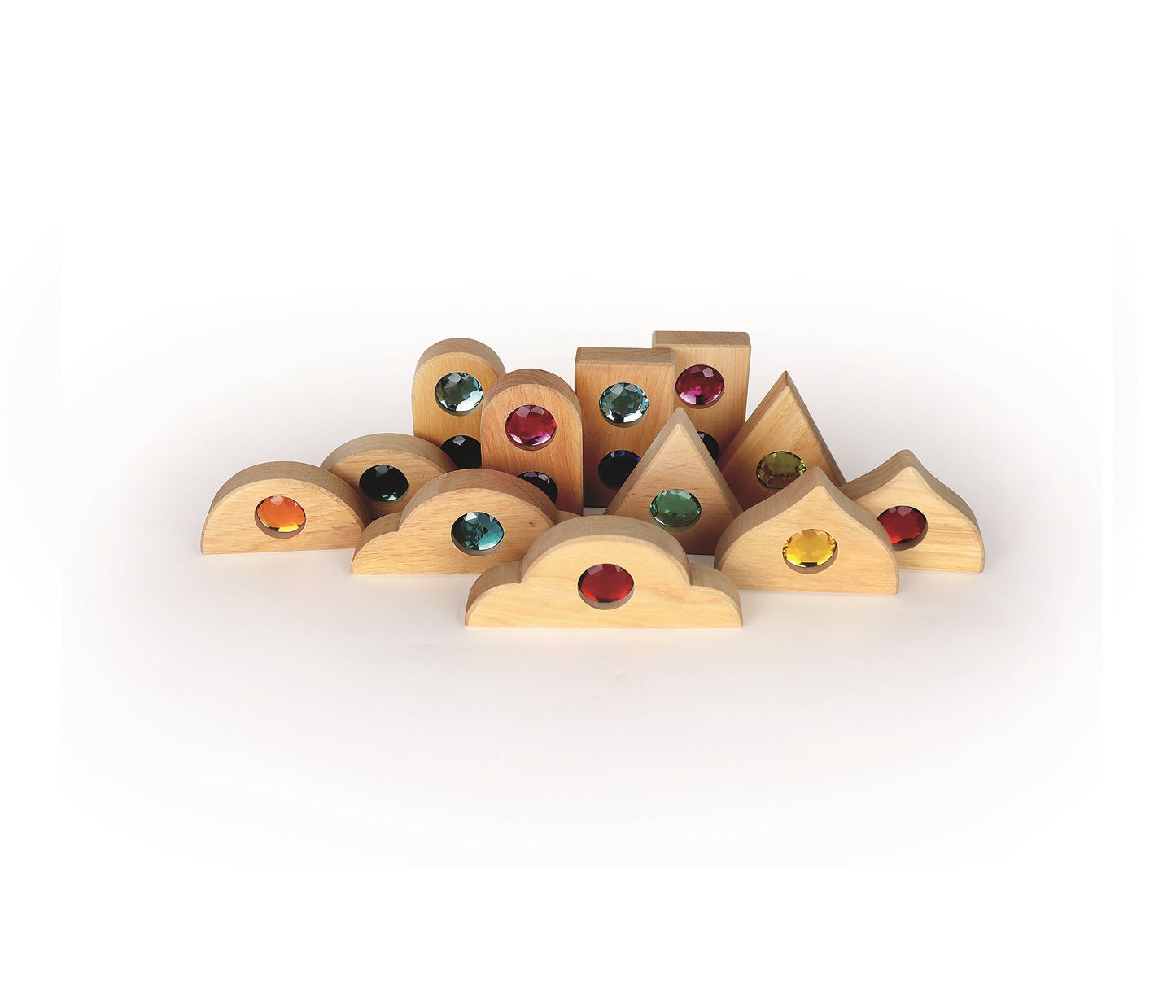 Glitter Roof Shapes | Set of 12