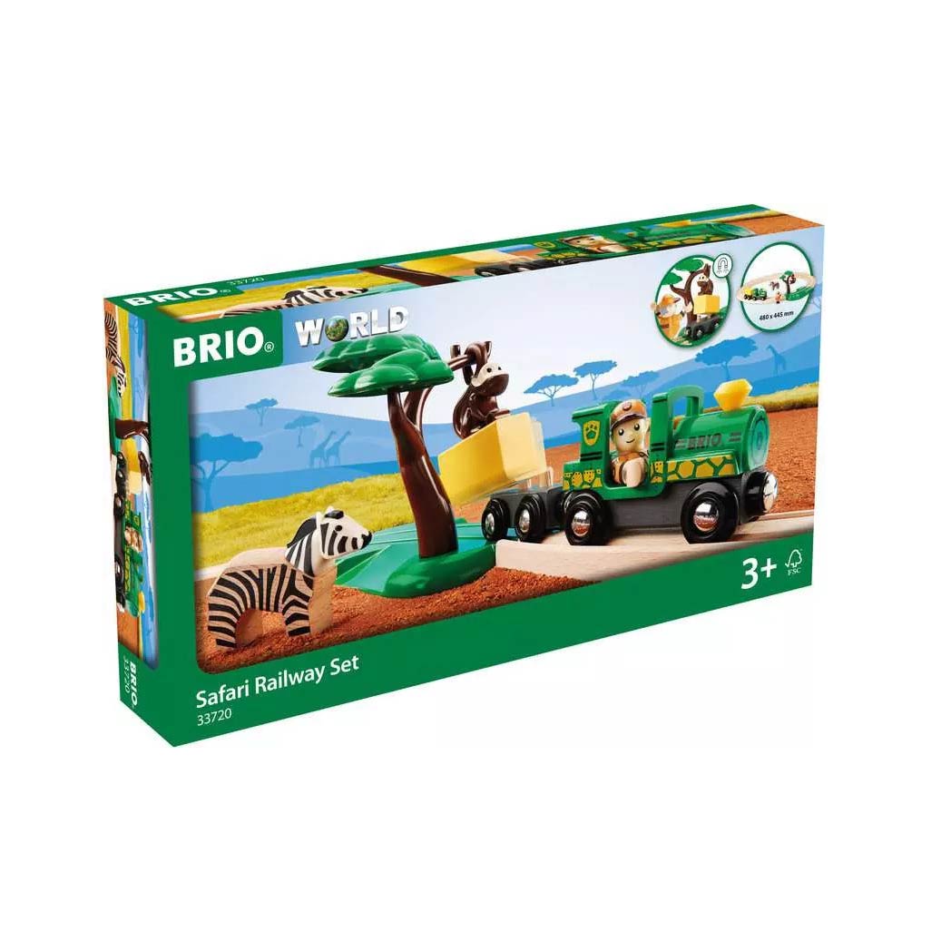 Damaged box Brio World Safari Railway Set