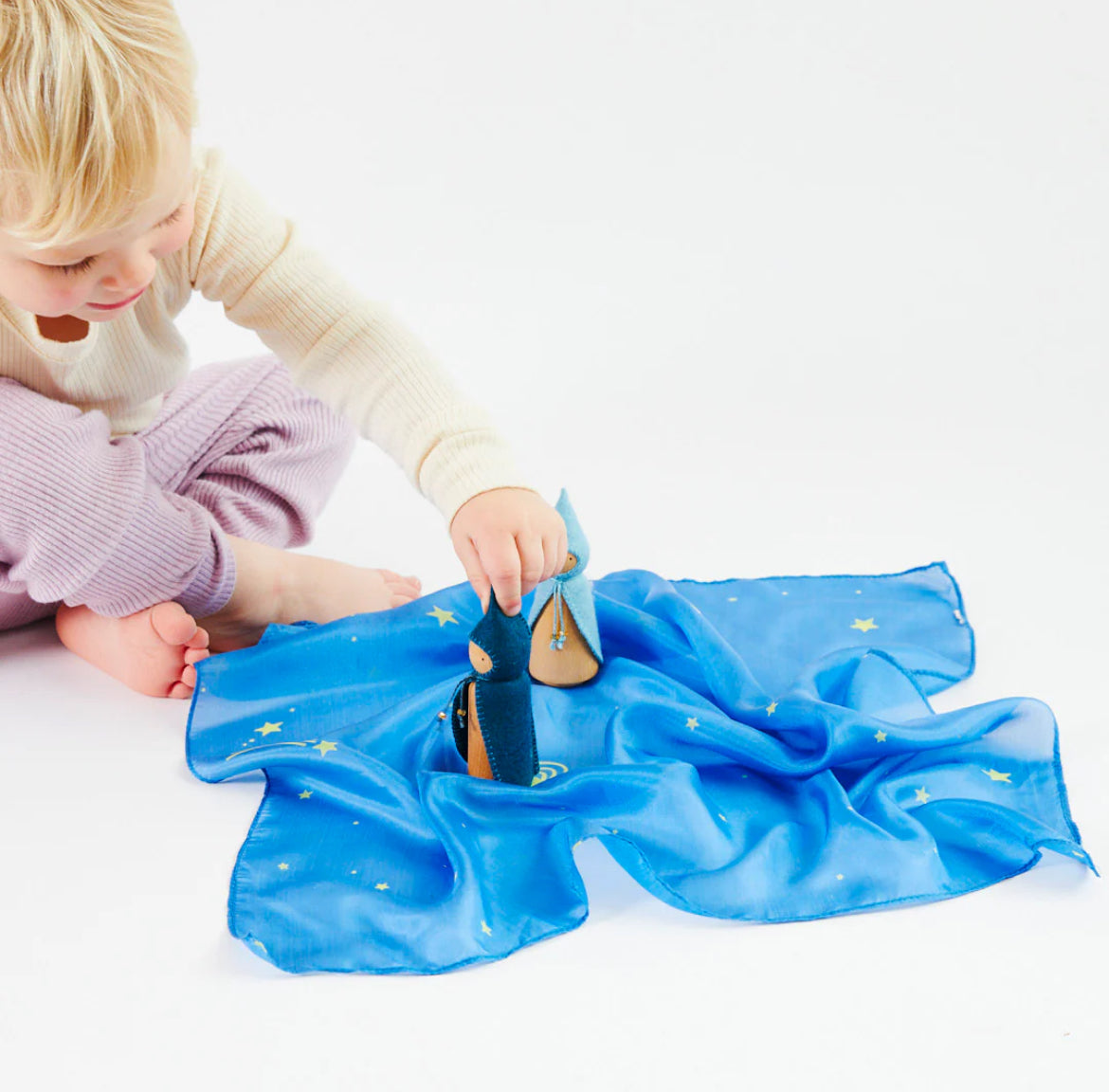 Sarah's Silks Mini Playsilk (Starry night)