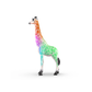 Schleich 90 years limited edition - Giraffe (rainbow)