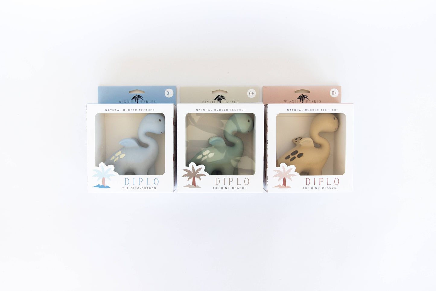 Damaged box - Diplo the Dino-Dragon Natural Rubber Teether