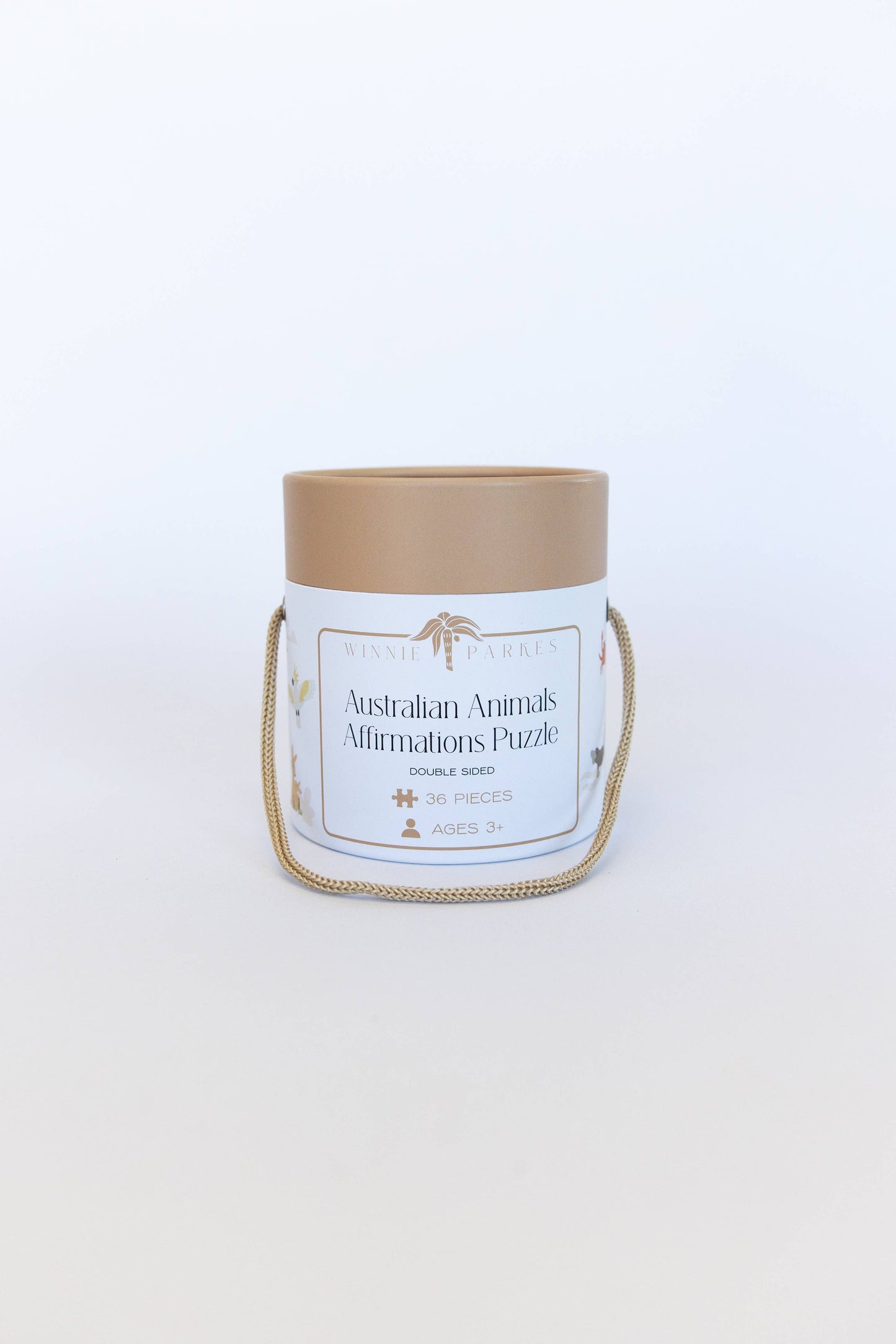 DAMAGED packaging Australian Animals Affirmations Puzzle - Double Sided