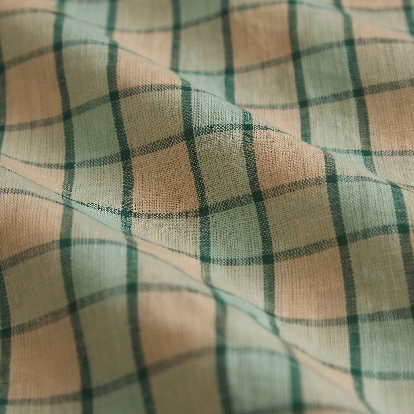 Marquis | Linen Cot Sheet (Jade)